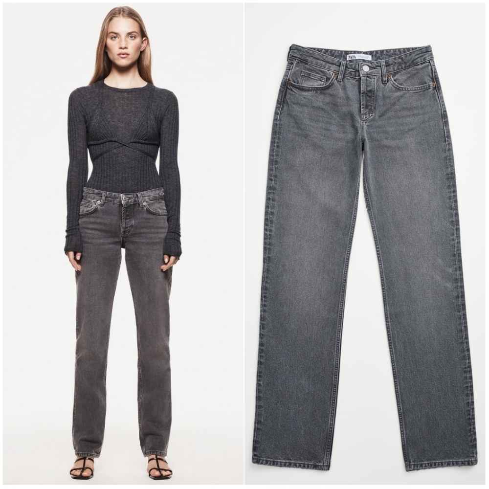 NWT ZARA | Straight Jeans Unit.03 Anthracite Grey